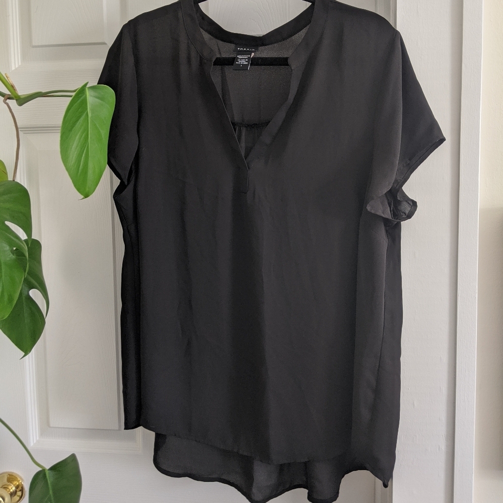 Torrid high-low blouse